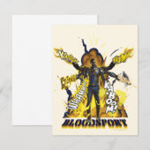 Het Zelfmoordplein | Bloedsport Action Graphic Notitiekaartje (Voorkant / Achterkant)