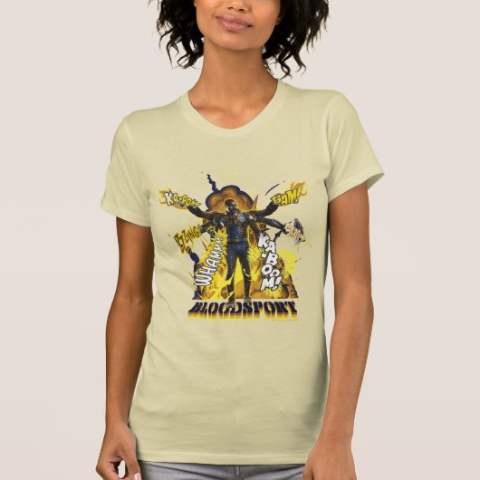 Het Zelfmoordplein | Bloedsport Action Graphic T-shirt (Voorkant)