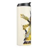 Het Zelfmoordplein | Bloedsport Action Graphic Thermosbeker (Gedraaid links)