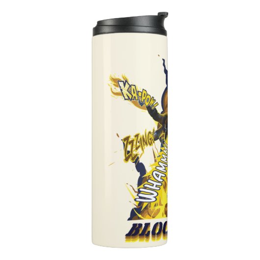 Het Zelfmoordplein | Bloedsport Action Graphic Thermosbeker (Gedraaid links)