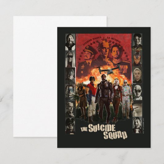 Het Zelfmoordplein | Expositionering van het teken Notitiekaartje (Voorkant / Achterkant)