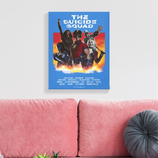 Het Zelfmoordplein | FilmPoster Retrostijl Canvas Afdruk (Insitu (Woonkamer))