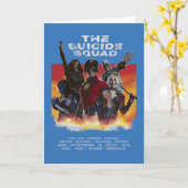 Het Zelfmoordplein | FilmPoster Retrostijl Kaart (Gele Bloem)