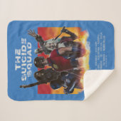 Het Zelfmoordplein | FilmPoster Retrostijl Sherpa Deken (Voorkant (horizontaal))