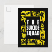 Het Zelfmoordplein | Gele en zwarte pictogramblokk Briefkaart (Voorkant / Achterkant)