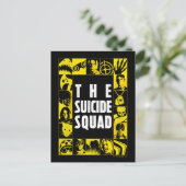 Het Zelfmoordplein | Gele en zwarte pictogramblokk Briefkaart (Staand voorkant)