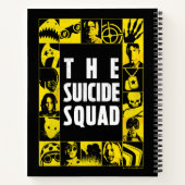 Het Zelfmoordplein | Gele en zwarte pictogramblokk Notitieboek (Achterkant)