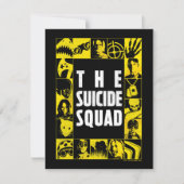 Het Zelfmoordplein | Gele en zwarte pictogramblokk Notitiekaartje (Voorkant)