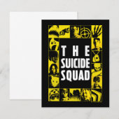 Het Zelfmoordplein | Gele en zwarte pictogramblokk Notitiekaartje (Voorkant / Achterkant)