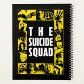 Het Zelfmoordplein | Gele en zwarte pictogramblokk Planner (Achterkant)