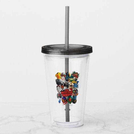 Het Zelfmoordplein | Gestormde Avatars Acryl Drinkbeker (Voorkant)
