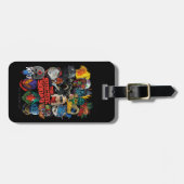 Het Zelfmoordplein | Gestormde Avatars Bagagelabel (Voorkant horizontaal)