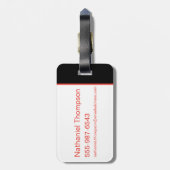 Het Zelfmoordplein | Gestormde Avatars Bagagelabel (Achterkant verticaal)