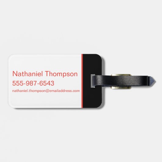 Het Zelfmoordplein | Gestormde Avatars Bagagelabel (Achterkant horizontaal)