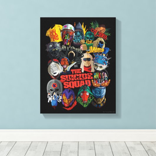 Het Zelfmoordplein | Gestormde Avatars Canvas Afdruk (Insitu (Houten vloer))