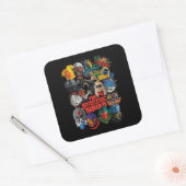 Het Zelfmoordplein | Gestormde Avatars Vierkante Sticker (Envelop)