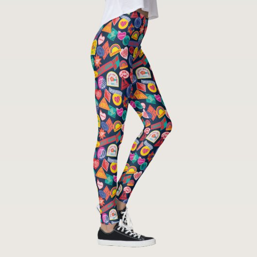 Het Zelfmoordplein | Harley Quinn Badge Pattern Leggings (Rechts)
