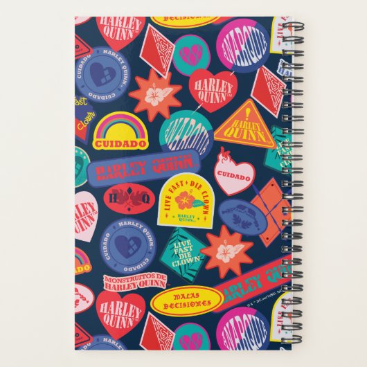 Het Zelfmoordplein | Harley Quinn Badge Pattern Planner (Achterkant)