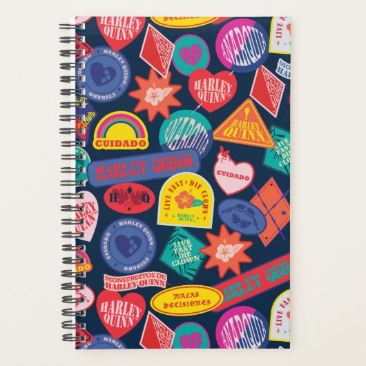 Het Zelfmoordplein | Harley Quinn Badge Pattern Planner (Voorkant)