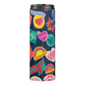 Het Zelfmoordplein | Harley Quinn Badge Pattern Thermosbeker (Achterkant)