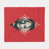 Het Zelfmoordplein | Harley Quinn Diamond Target Fleece Deken (Voorkant (Horizontaal))