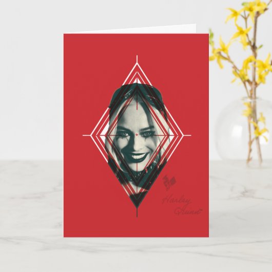 Het Zelfmoordplein | Harley Quinn Diamond Target Kaart (Gele Bloem)