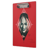 Het Zelfmoordplein | Harley Quinn Diamond Target Klembord (Links)