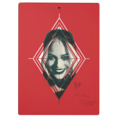 Het Zelfmoordplein | Harley Quinn Diamond Target Klembord (Achterkant)