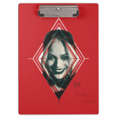 Het Zelfmoordplein | Harley Quinn Diamond Target Klembord (Voorkant)
