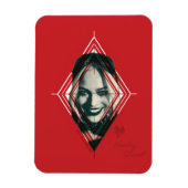 Het Zelfmoordplein | Harley Quinn Diamond Target Magneet (Verticaal)