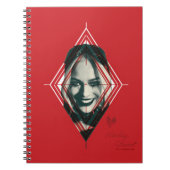 Het Zelfmoordplein | Harley Quinn Diamond Target Notitieboek (Voorkant)
