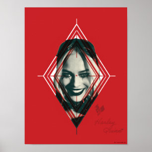 Het Zelfmoordplein   Harley Quinn Diamond Target Poster