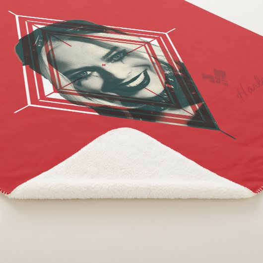 Het Zelfmoordplein | Harley Quinn Diamond Target Sherpa Deken (3/4)