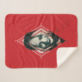 Het Zelfmoordplein | Harley Quinn Diamond Target Sherpa Deken (Voorkant (horizontaal))