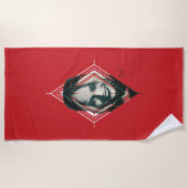 Het Zelfmoordplein | Harley Quinn Diamond Target Strandlaken (Voorkant)