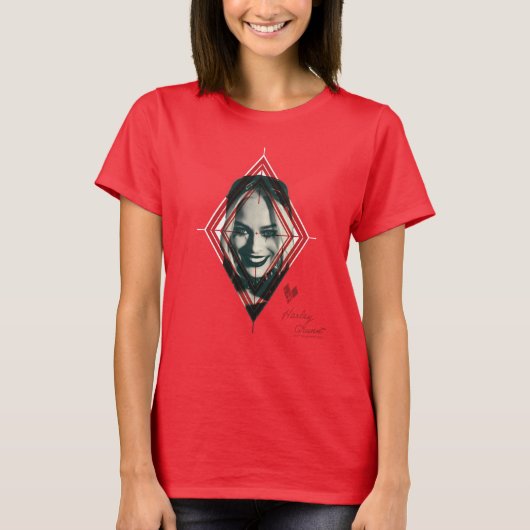 Het Zelfmoordplein | Harley Quinn Diamond Target T-shirt (Voorkant)