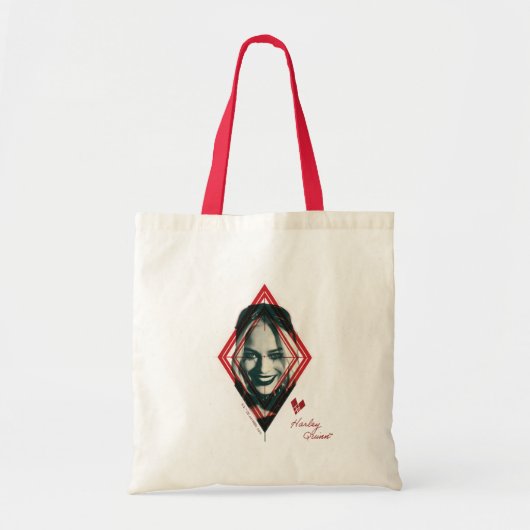 Het Zelfmoordplein | Harley Quinn Diamond Target Tote Bag (Voorkant)