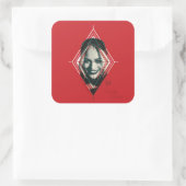 Het Zelfmoordplein | Harley Quinn Diamond Target Vierkante Sticker (Tas)
