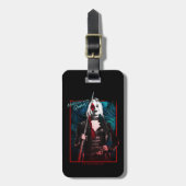 Het Zelfmoordplein | Harley Quinn en Green Ferns Bagagelabel (Voorkant verticaal)