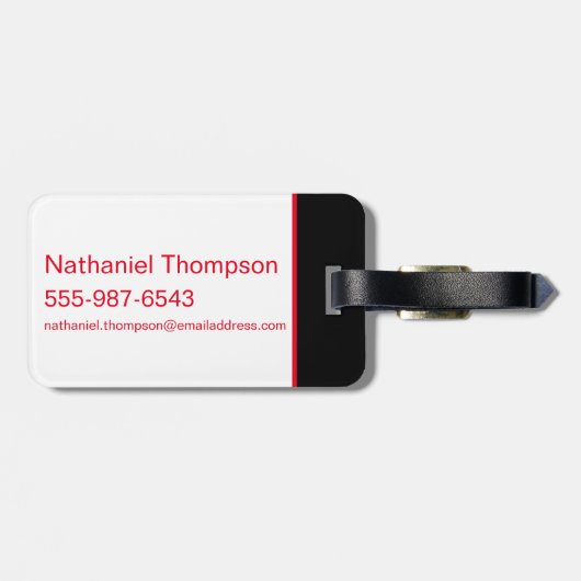 Het Zelfmoordplein | Harley Quinn en Green Ferns Bagagelabel (Achterkant horizontaal)