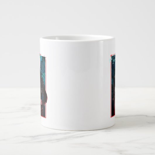 Het Zelfmoordplein | Harley Quinn en Green Ferns Grote Koffiekop (Voorkant)