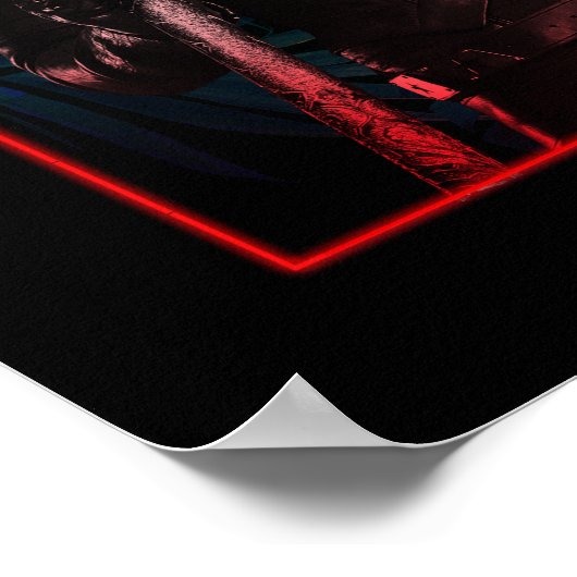 Het Zelfmoordplein | Harley Quinn en Green Ferns Poster (Hoek)