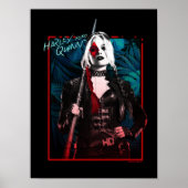 Het Zelfmoordplein | Harley Quinn en Green Ferns Poster (Voorkant)