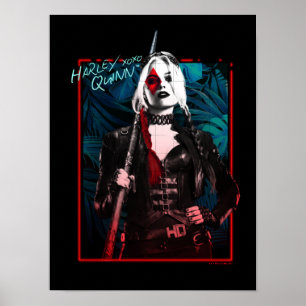 Het Zelfmoordplein   Harley Quinn en Green Ferns Poster