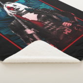 Het Zelfmoordplein | Harley Quinn en Green Ferns Sherpa Deken (3/4)