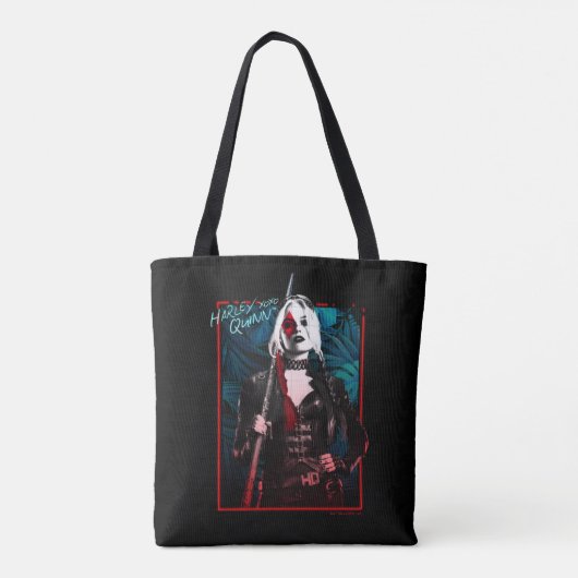 Het Zelfmoordplein | Harley Quinn en Green Ferns Tote Bag (Achterkant)