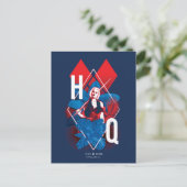 Het Zelfmoordplein | Harley Quinn Fern & Diamonds Briefkaart (Staand voorkant)
