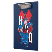 Het Zelfmoordplein | Harley Quinn Fern & Diamonds Klembord (Links)