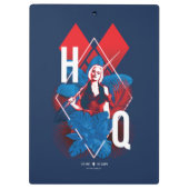 Het Zelfmoordplein | Harley Quinn Fern & Diamonds Klembord (Achterkant)