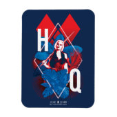 Het Zelfmoordplein | Harley Quinn Fern & Diamonds Magneet (Verticaal)